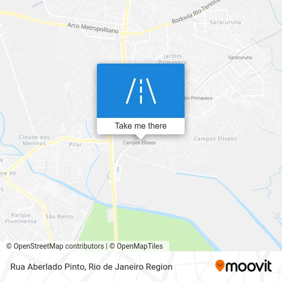 Rua Aberlado Pinto map