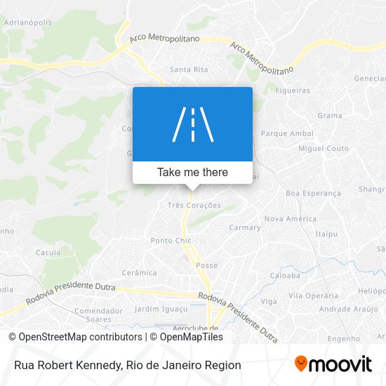 Rua Robert Kennedy map