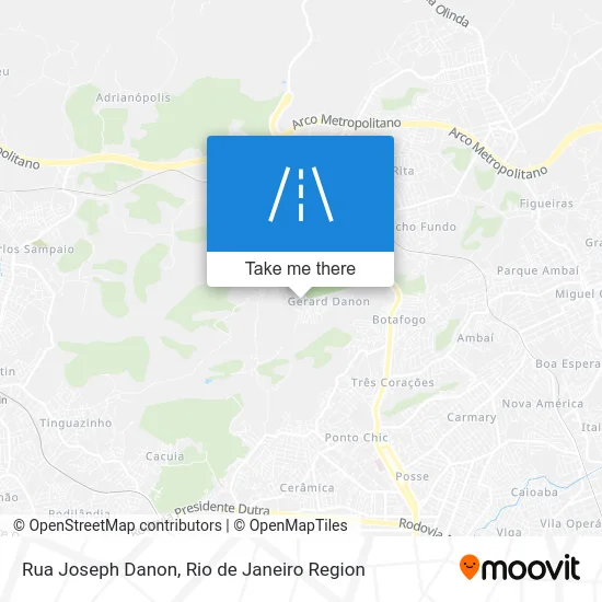 Rua Joseph Danon map