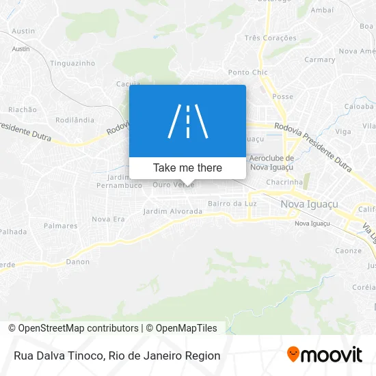Rua Dalva Tinoco map