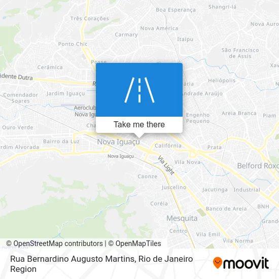 Rua Bernardino Augusto Martins map