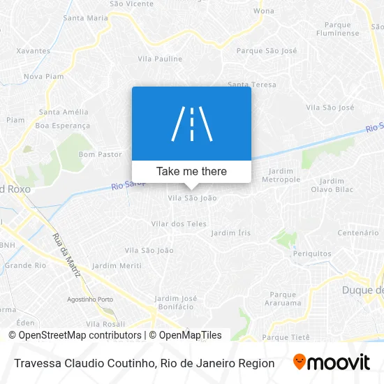 Travessa Claudio Coutinho map