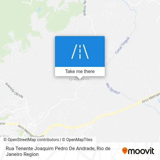 Rua Tenente Joaquim Pedro De Andrade map