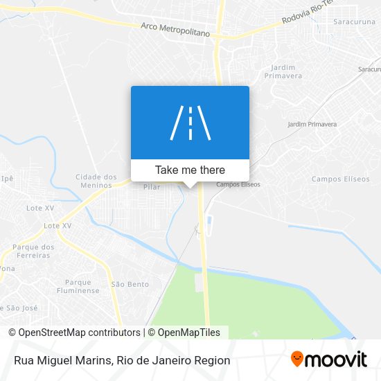 Rua Miguel Marins map