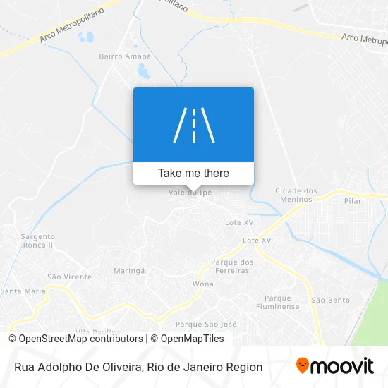 Rua Adolpho De Oliveira map