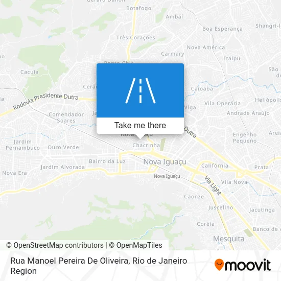 Rua Manoel Pereira De Oliveira map