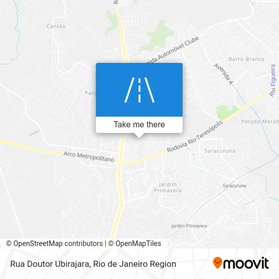 Rua Doutor Ubirajara map