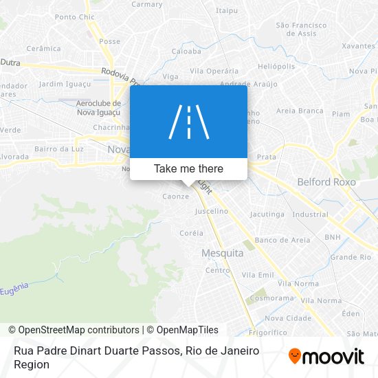 Rua Padre Dinart Duarte Passos map