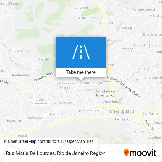 Rua Maria De Lourdes map