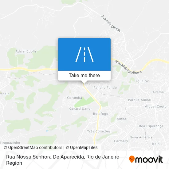 Rua Nossa Senhora De Aparecida map