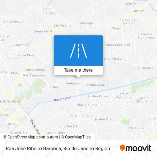 Rua Jose Ribeiro Barbosa map