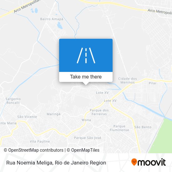 Rua Noemia Meliga map