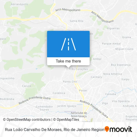 Rua Loão Carvalho De Moraes map