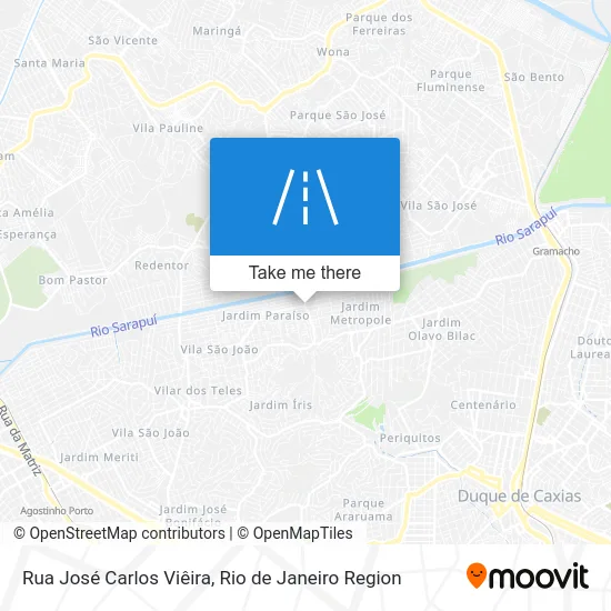 Rua José Carlos Viêira map