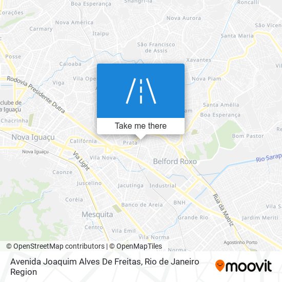 Mapa Avenida Joaquim Alves De Freitas