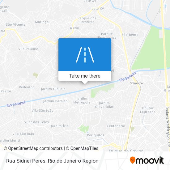 Rua Sidnei Peres map