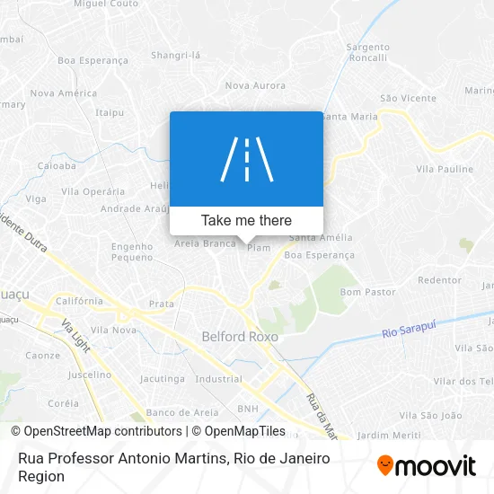 Rua Professor Antonio Martins map