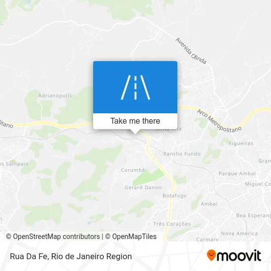 Rua Da Fe map