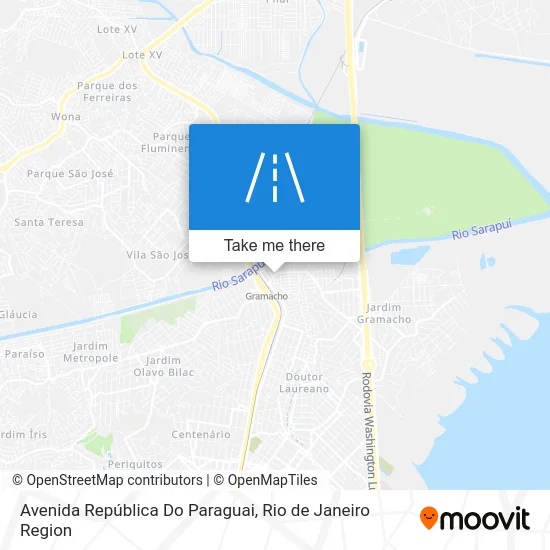 Avenida República Do Paraguai map