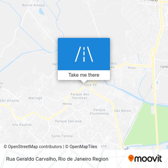Rua Geraldo Carvalho map