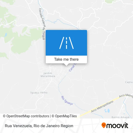 Rua Venezuela map
