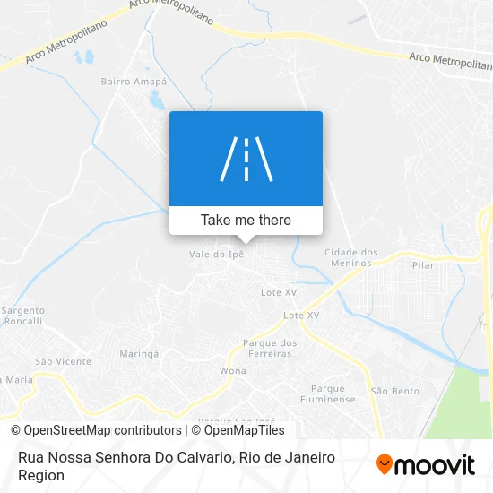 Rua Nossa Senhora Do Calvario map