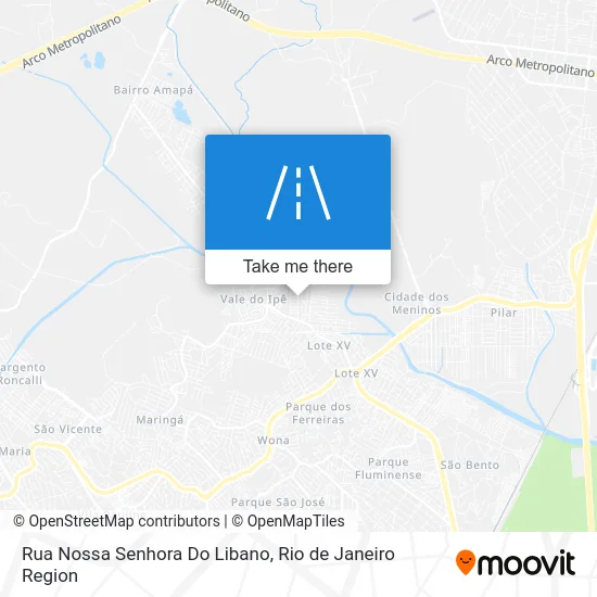 Rua Nossa Senhora Do Libano map