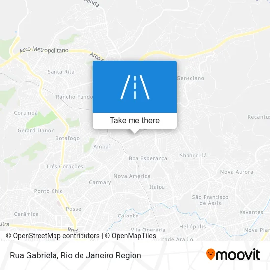 Rua Gabriela map