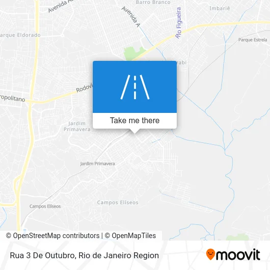 Rua 3 De Outubro map