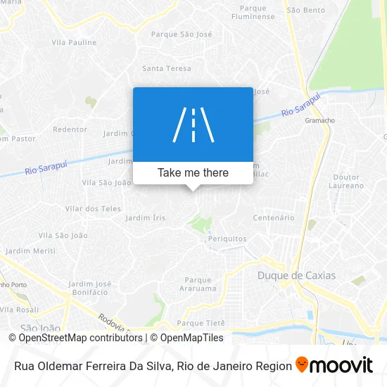 Rua Oldemar Ferreira Da Silva map