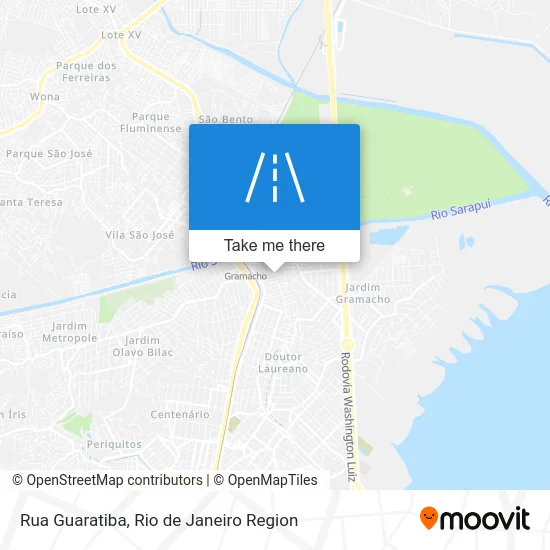 Rua Guaratiba map