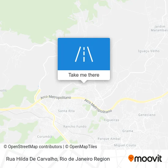 Rua Hilda De Carvalho map