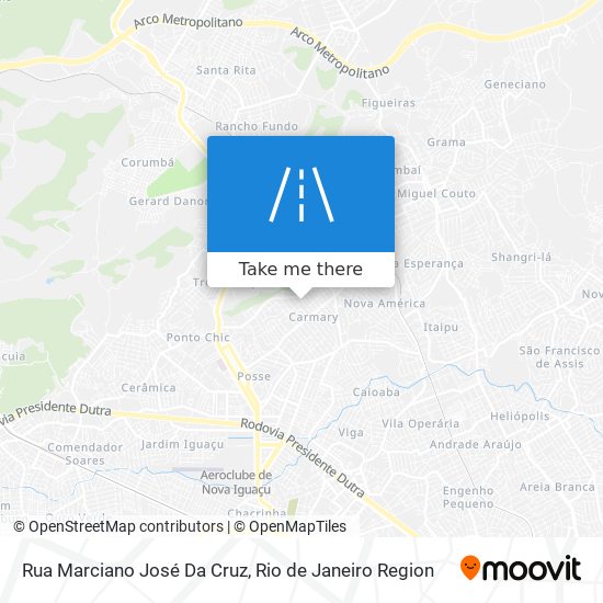 Mapa Rua Marciano José Da Cruz
