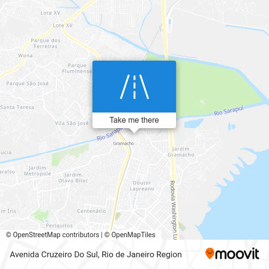 Avenida Cruzeiro Do Sul map