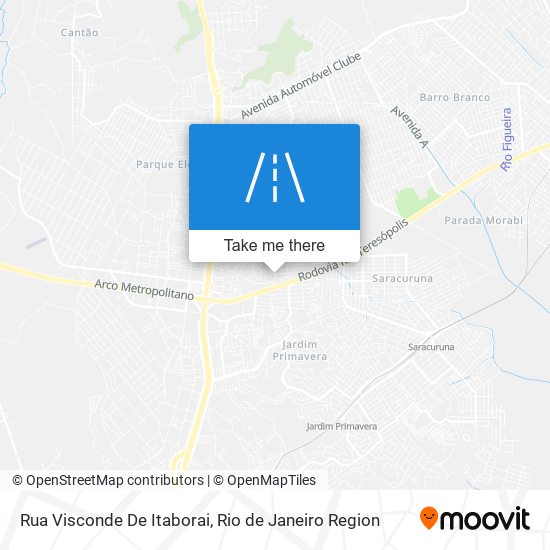 Mapa Rua Visconde De Itaborai