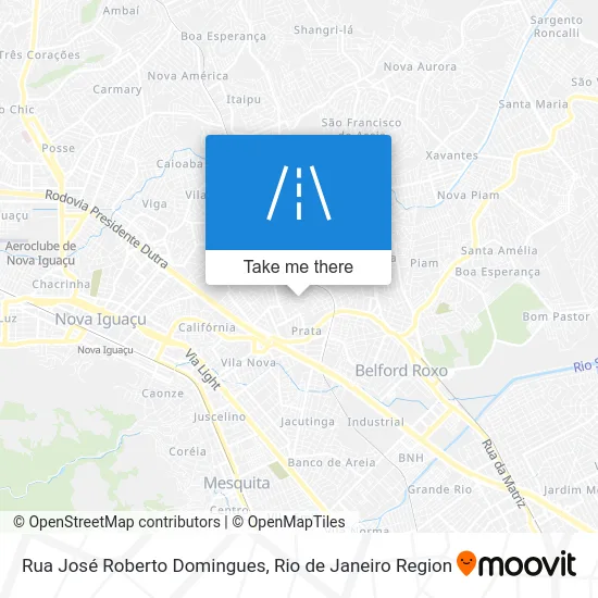 Rua José Roberto Domingues map