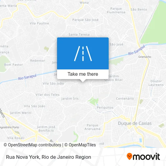 Rua Nova York map