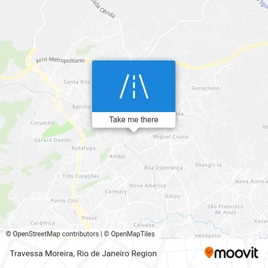 Travessa Moreira map