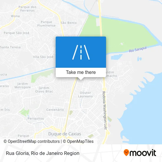 Rua Gloria map