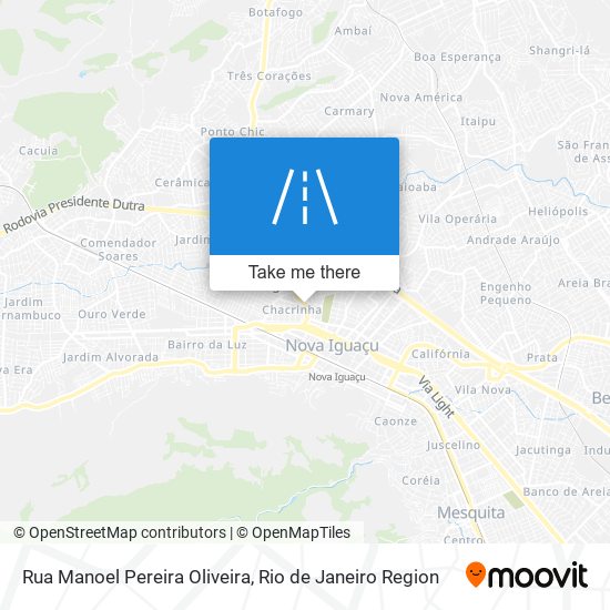 Rua Manoel Pereira Oliveira map