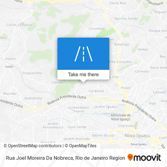 Rua Joel Moreira Da Nobreca map