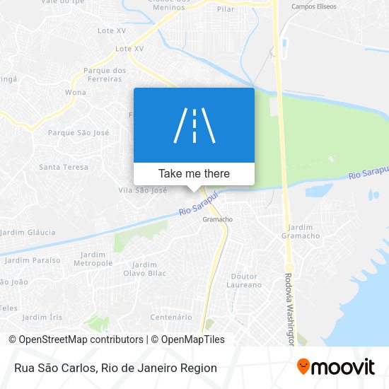 Rua São Carlos map