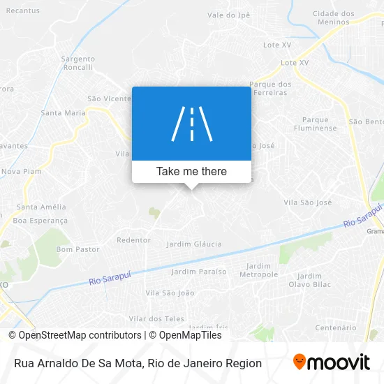 Rua Arnaldo De Sa Mota map