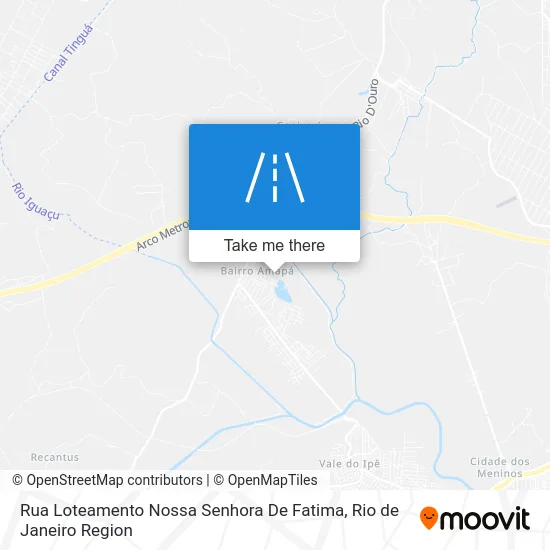 Rua Loteamento Nossa Senhora De Fatima map