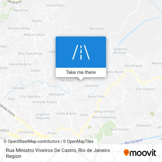Rua Ministro Viveiros De Castro map