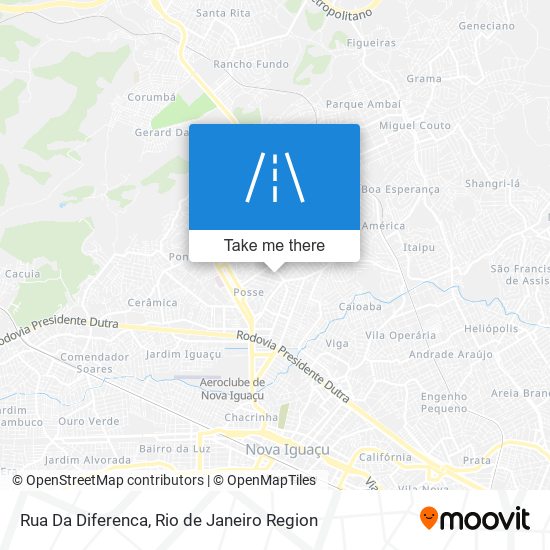 Mapa Rua Da Diferenca