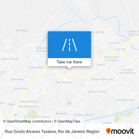 Rua Douto Alvares Tavares map