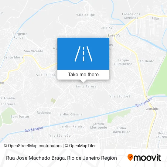Rua Jose Machado Braga map
