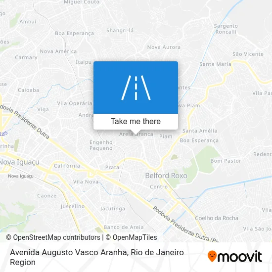 Avenida Augusto Vasco Aranha map