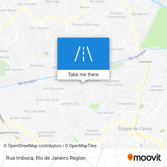 Rua Imbuca map